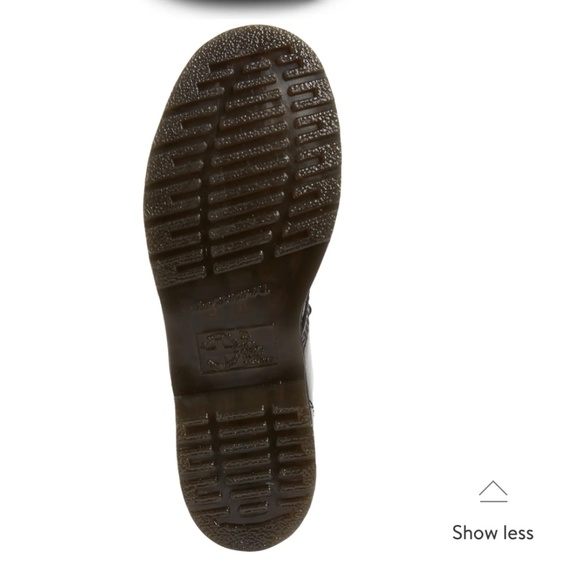 NIB $170 Dr. Martens 1460 Boot (Women) in DISTRESSED BLACK PATENT! - Picture 6 of 6